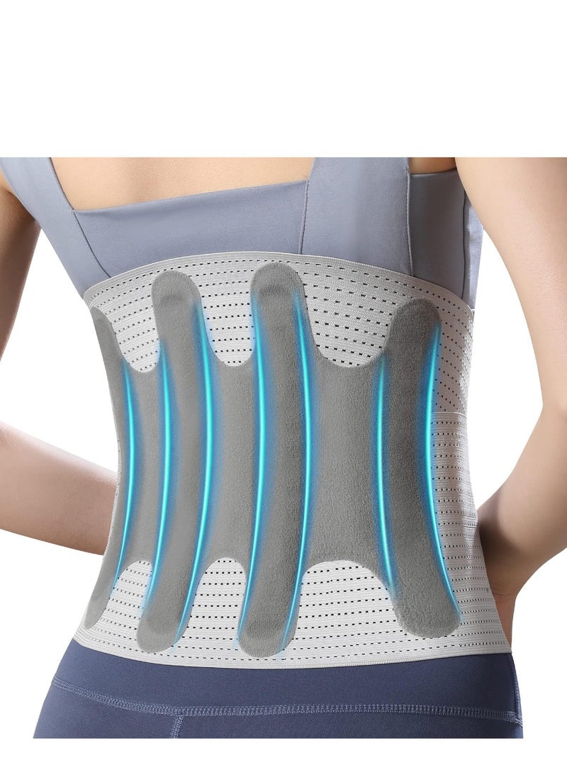 SYOSI Back Brace for Women Men, Lower Back Pain Relief, Close-fitting Breathable Back Support Belt for Daily Chores, Adjustable Lumbar Support Belt for Scoliosis, Herniated Disc, Back Pain  - Image 1