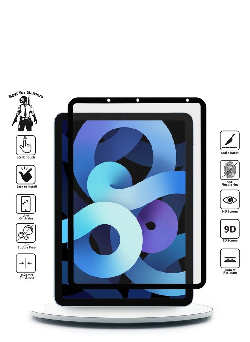 Techie 9D Matte Ceramic Film Screen Protector For Apple iPad Air 4 2020 10.9 Inch- Premium Anti-Fingerprint Shield, Smooth Touch, Bubble-Free Installation  - Image 1