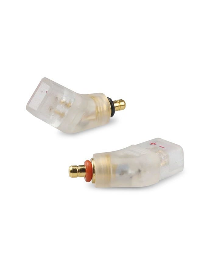 okcsc Adapters for Westone Pro X10-X50 Male to 2 Pin Cable Compatible for MACH10-80 or Linum BAX T2 Headphones Lossless Sound Quality One Pair of Headphone Converter Transparent - Image 1
