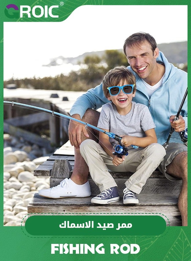 GROIC Fishing Rod, 1.2M Kids Fishing Pole Portable Telescopic Fishing Rod and Reel Combo Kit for Kids, Youth  with Fishing Reel, Fishing Tackles, Fishing Lures, Fishing Lines - Image 5