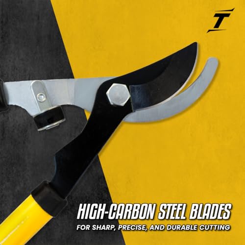 TOMAHAWK® 24” Bypass Lopper- For Hedges & Branch Cutting | 17cm Blade, 40mm Cut Capacity | TBL-0024 | High-Carbon Steel Blades, Non-Slip Rubber Grip, Heavy-Duty Garden Tool - Image 3