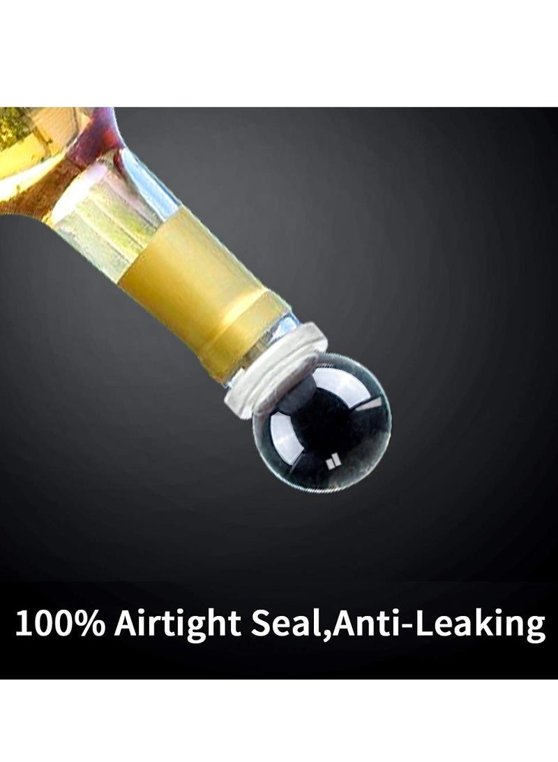 Excefore Wine Bottle Stoppers, 24 Pack Wine Stoppers, Reusable Wine Corks Bottle, for Decanter Beverages Champagne Liquors Oils Diffuser Bottles - Image 4