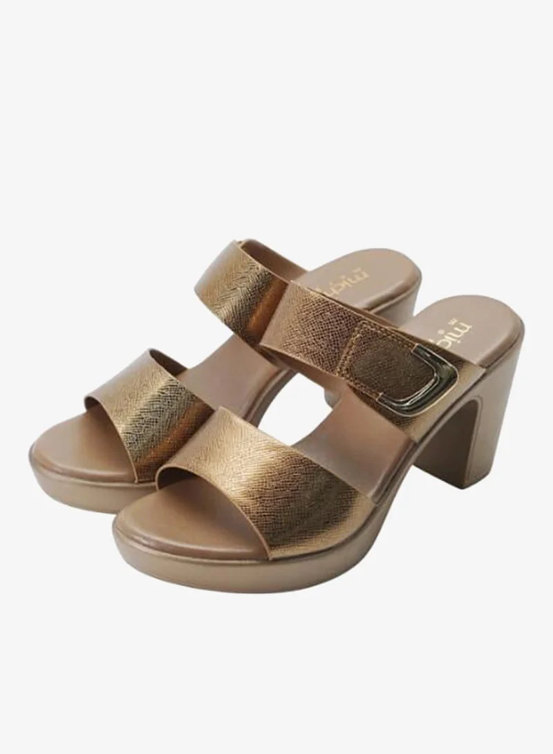 Michelle Morgan Bronze 092-3085 Michelle Morgan Ladies High Heel Sandals 514RJ157 Bronze for Women | Best Price UAE