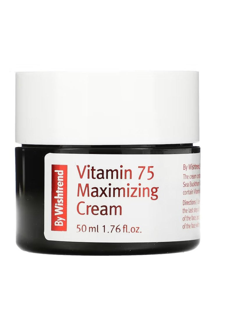 باي ويشترند By Wishtrend، كريم تعظيم فيتامين 75 ، 1.76 أونصة سائلة 50 مل - Image 1