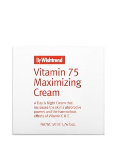 By Wishtrend By Wishtrend, Vitamin 75 Maximizing Cream, 1.76 fl oz 50 ml  - Image 3