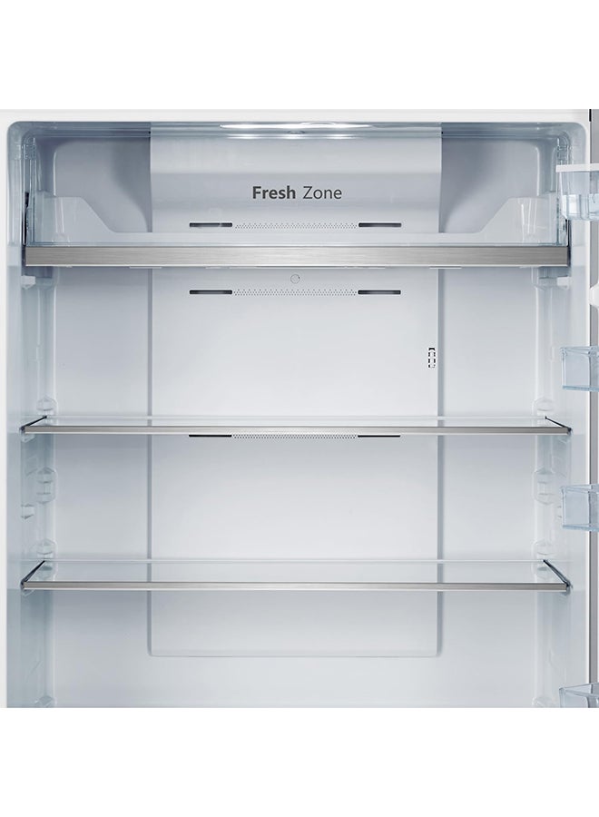 Hisense Top Mount Refrigerator, No Frost Technology, Inverter Compressor And Digital Display RT729N4ASU1 Silver - Image 4