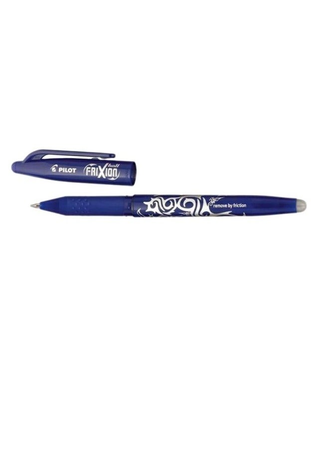 PILOT 4-Piece Frixion Erasable Ball Pen 0.7mm Tip Blue Ink - Image 3