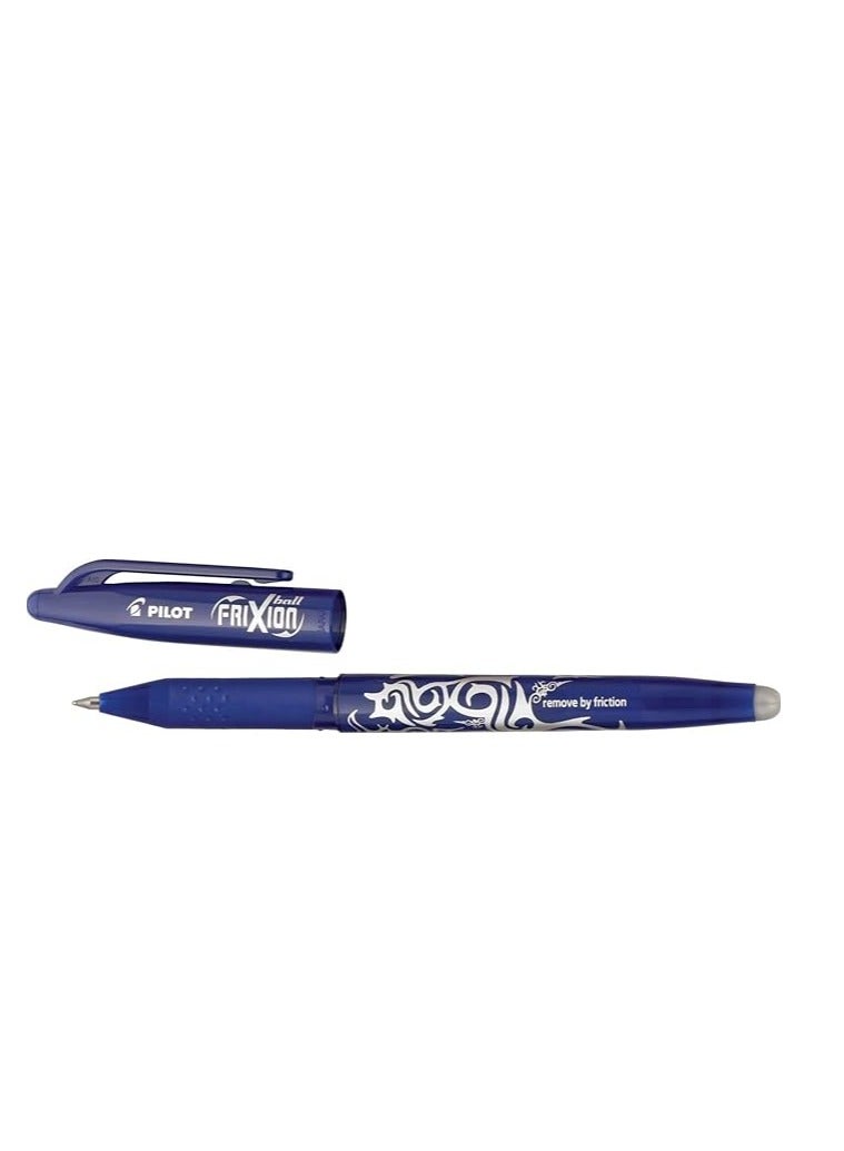 PILOT 4-Piece Frixion Erasable Ball Pen 0.7mm Tip Blue Ink - Image 2