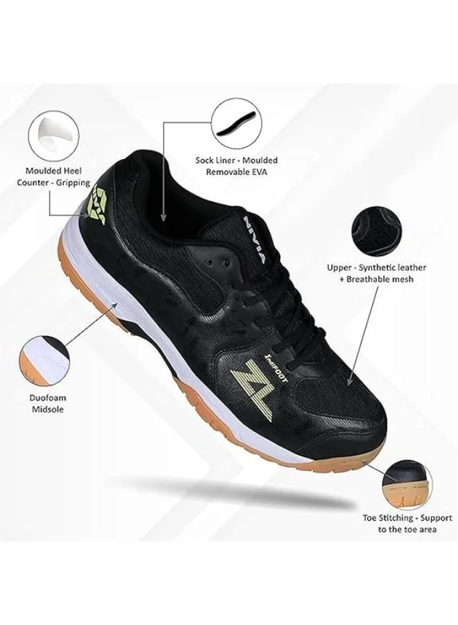 Nivia  ZEAL 3.0 Tennis Shoe - Black  | Best Price UAE