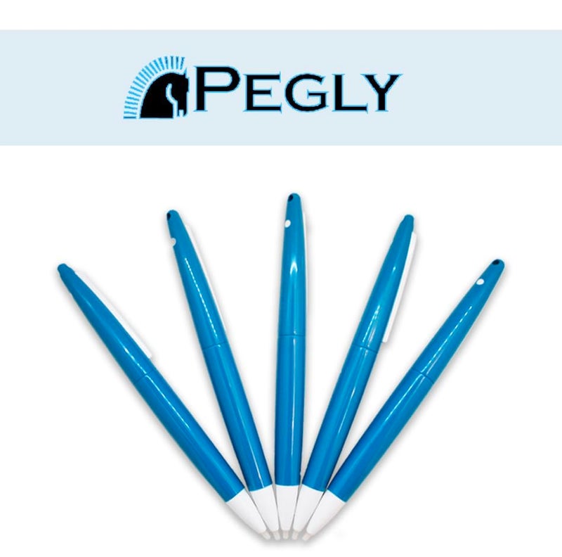 PEGLY Universal Touch Stylus Big Pen for Nintendo DSi XL LL Blue and White Color Package 5 Pieces - Image 5