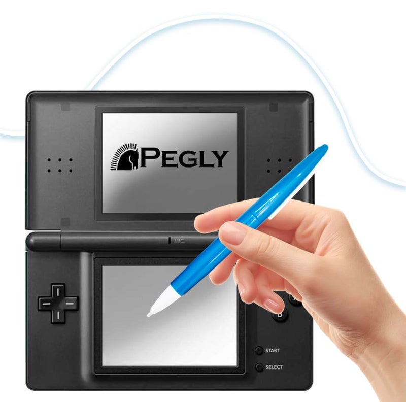 PEGLY Universal Touch Stylus Big Pen for Nintendo DSi XL LL Blue and White Color Package 5 Pieces - Image 3