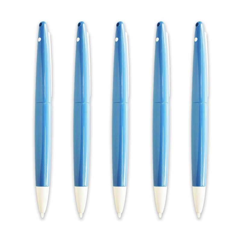 PEGLY Universal Touch Stylus Big Pen for Nintendo DSi XL LL Blue and White Color Package 5 Pieces - Image 1