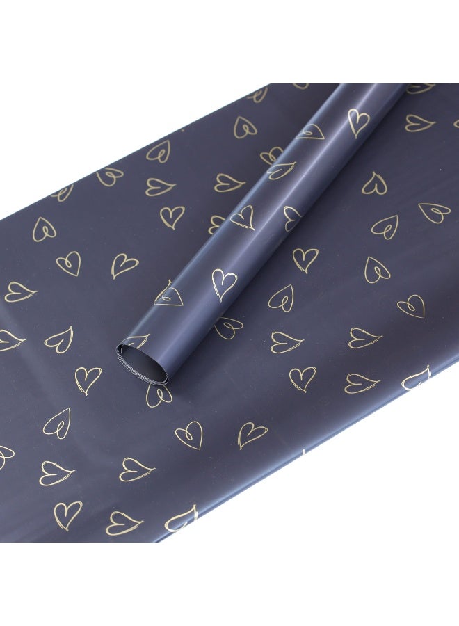 Si Bonne Premium Love 03 Black Gift Wrapping Paper 20 Sheets/Bag 58 x 58 cm - Image 1