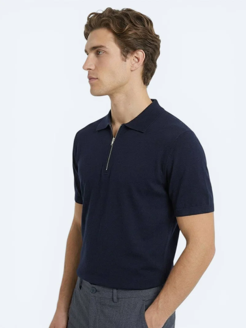 Kip Navy Blue Knitwear