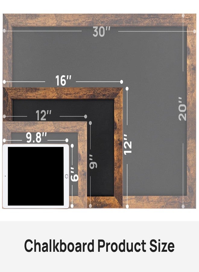 JEFURE Magnetic Chalkboard, 12x16 Inches Blackboard for Wall, Black Dry Erase Board for School, Office, Home, Bar and Restaurant Menu - Image 3