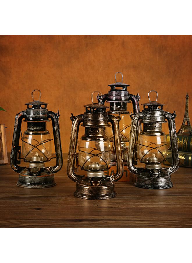 الأزرق جي دبليو صنع مصباح حصان قديم مقاس 28 سم نيابة عن مصباح الكيروسين القديم - Image 2