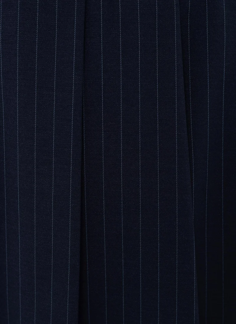 Lichi  Pinstripe pleated mini skirt for Women | Best Price UAE