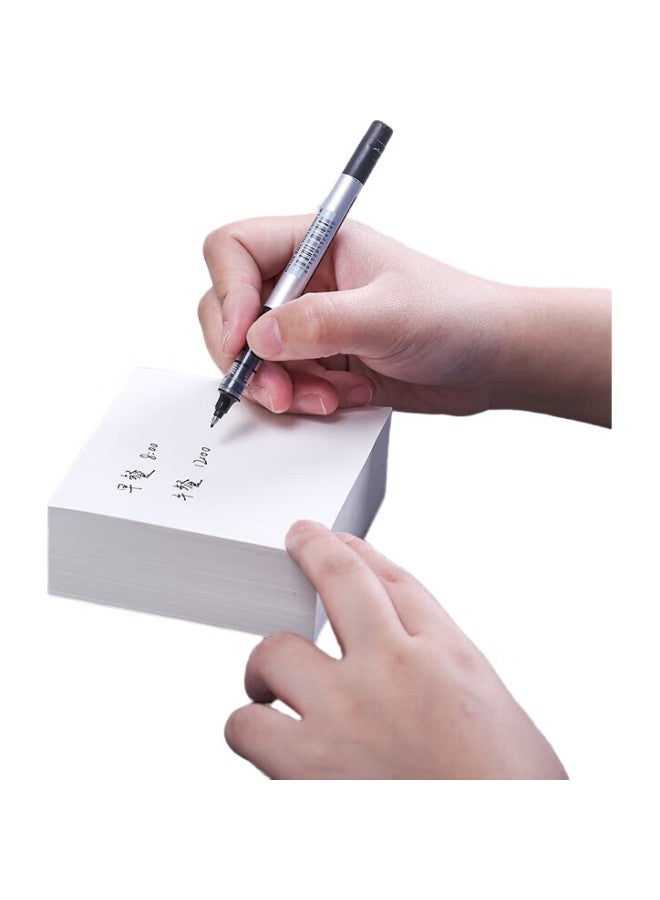 Deli 400 Sheets 98*98Mm Simple White Sticky Notes, Memo Pads, Office Supplies 21708 - Image 1