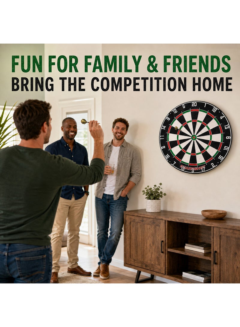 DEXO Paper Dart Board Set with 6 Darts - Image 3