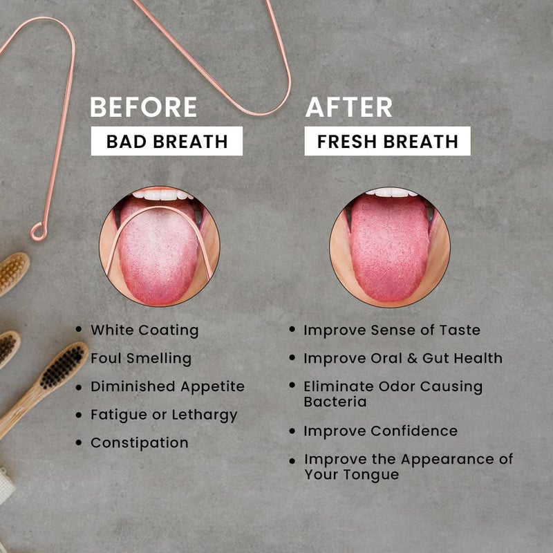 CEPILLO Surgical Grade Copper Tongue Cleaner Scraper, Anti-Microbial Tongue Cleaner For Kids & Adults (1) - Image 5
