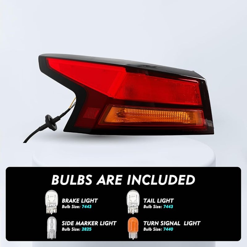 مجمع ضوء الذيل للجانب السائق والراكب لسيارة نيسان ألتيما 2019-2022 مع المصابيح - Image 3