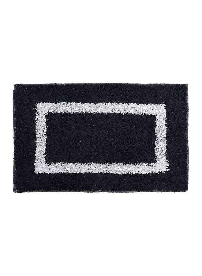 Status Contract Microfiber Soft and Super Absorbent Door Mat/Bath Mat-38X58 CM (Black) - Image 4
