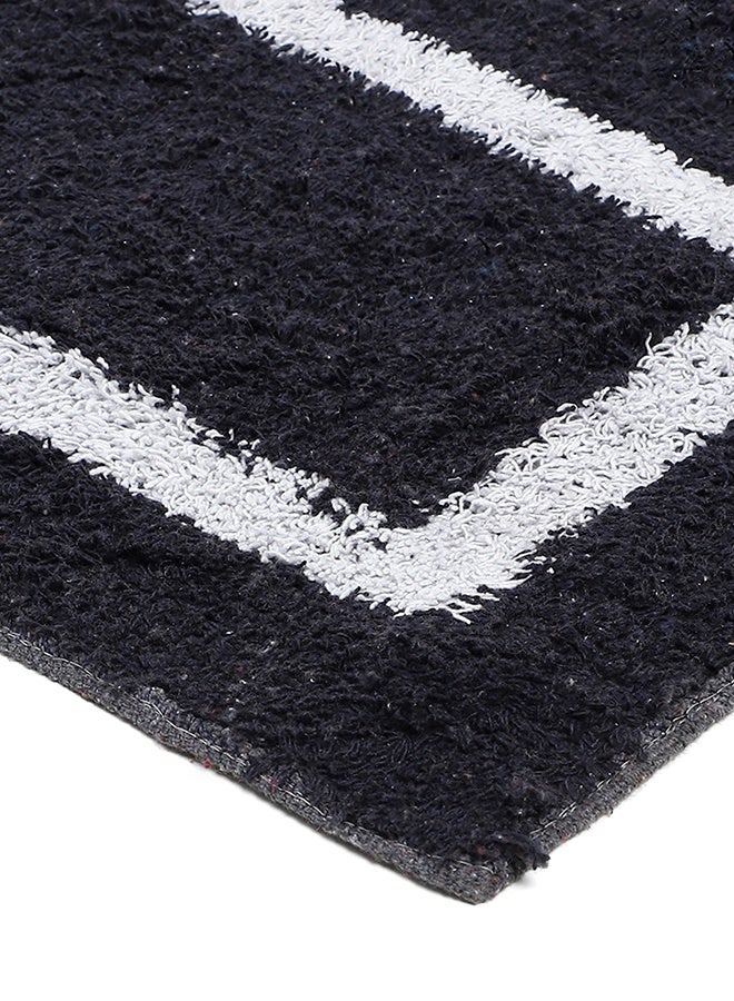 Status Contract Microfiber Soft and Super Absorbent Door Mat/Bath Mat-38X58 CM (Black) - Image 5