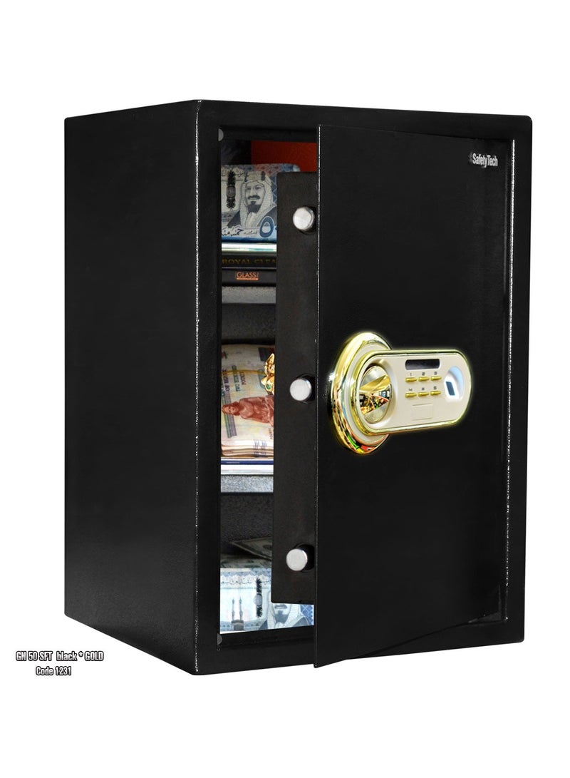 سيفتي تيك Safety Tech GN50 SFT3 Safe – Triple Security with Fingerprint - Image 3