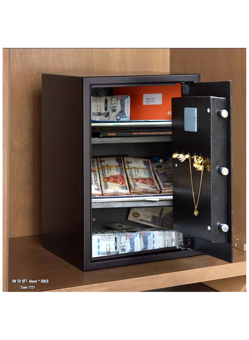 سيفتي تيك Safety Tech GN50 SFT3 Safe – Triple Security with Fingerprint - Image 5