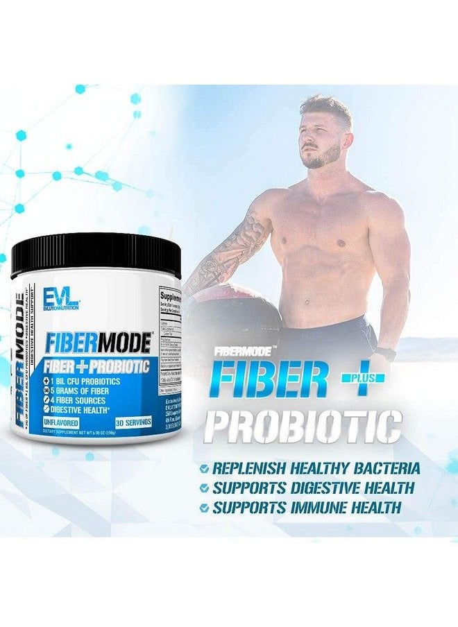Evlution - Nutrition Fibermode Fiber Plus Probiotic 5 Grams Of Fiber Digestive Health 1 Billion Cfu Probiotics Immune Support 30 Servings Unflavored - Image 1