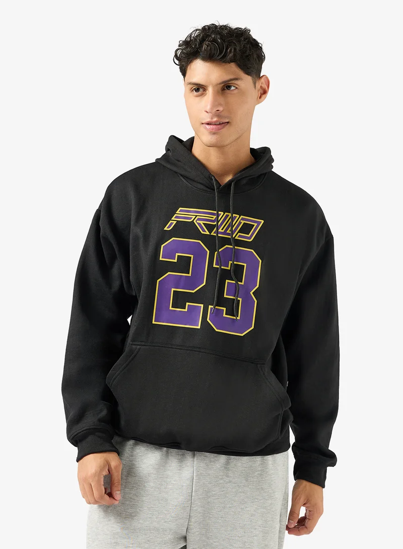 فورورد Oversized Graphic Hoodie