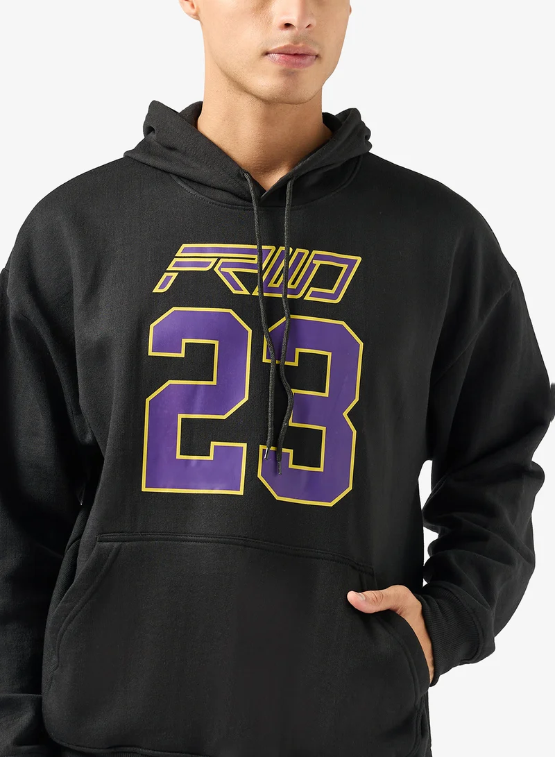 فورورد Oversized Graphic Hoodie