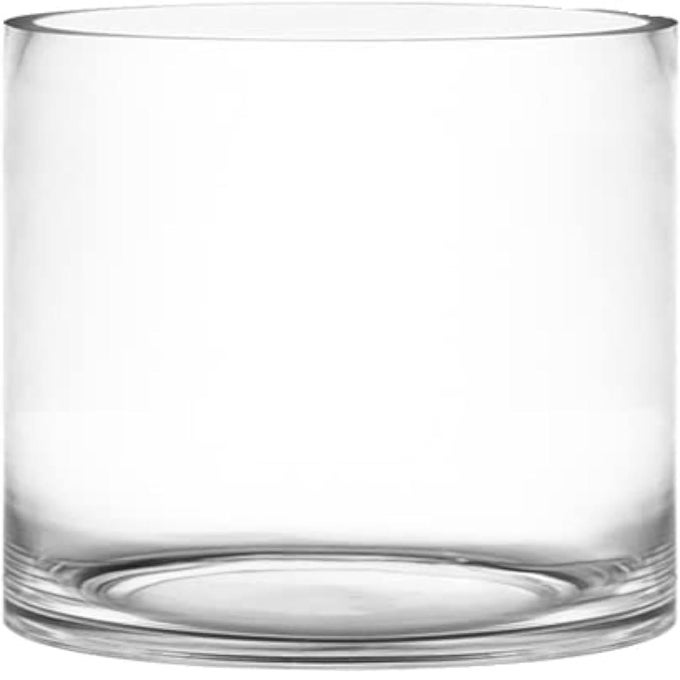 CLEAR GLASS CYLINDER FLOWER VASE H6 D7 GLASS VASE CENTERPIECES HURRICANE FLOATING CANDLE HOLDER VASE