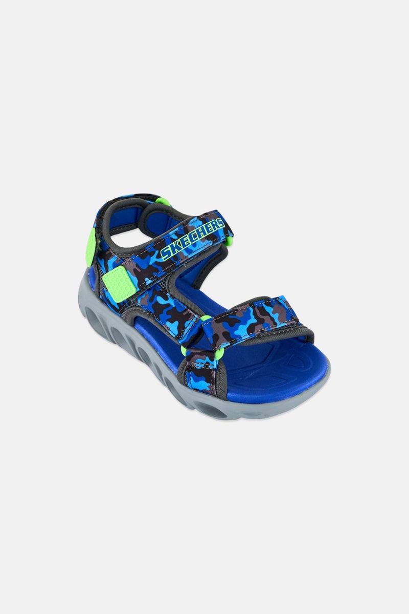 SKECHERS Kids Boy Slights Hypo-Splash Velcro Closure Sandal, Multicolor - Image 1