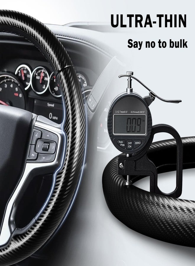 Aotoyou Steering Wheel Cover for Chevy Silverado 1500 2019-Present/ 2500 3500 2020-Present/Blazer 2019-Present (Gasoline Models)/ Suburban Tahoe 2021-2024, Car Steering Wheel Cover Accessories for Chevrolet - Image 5