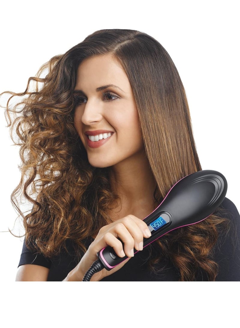 ELTRAZONE "Effortless Hair Styling with the Simply Straight Ceramic Hair Straightening Brush: Achieve Silky-Smooth Hair in Minutes" - Image 2