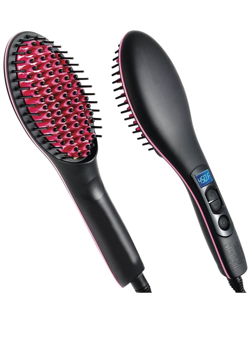 ELTRAZONE "Effortless Hair Styling with the Simply Straight Ceramic Hair Straightening Brush: Achieve Silky-Smooth Hair in Minutes" - Image 4