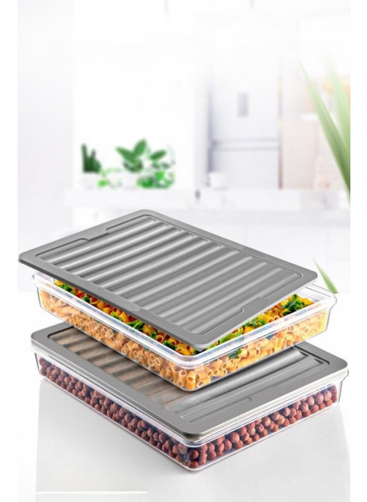 Set of 2 Freshbox Microwave and Freezer Suitable Storage Container Gray?