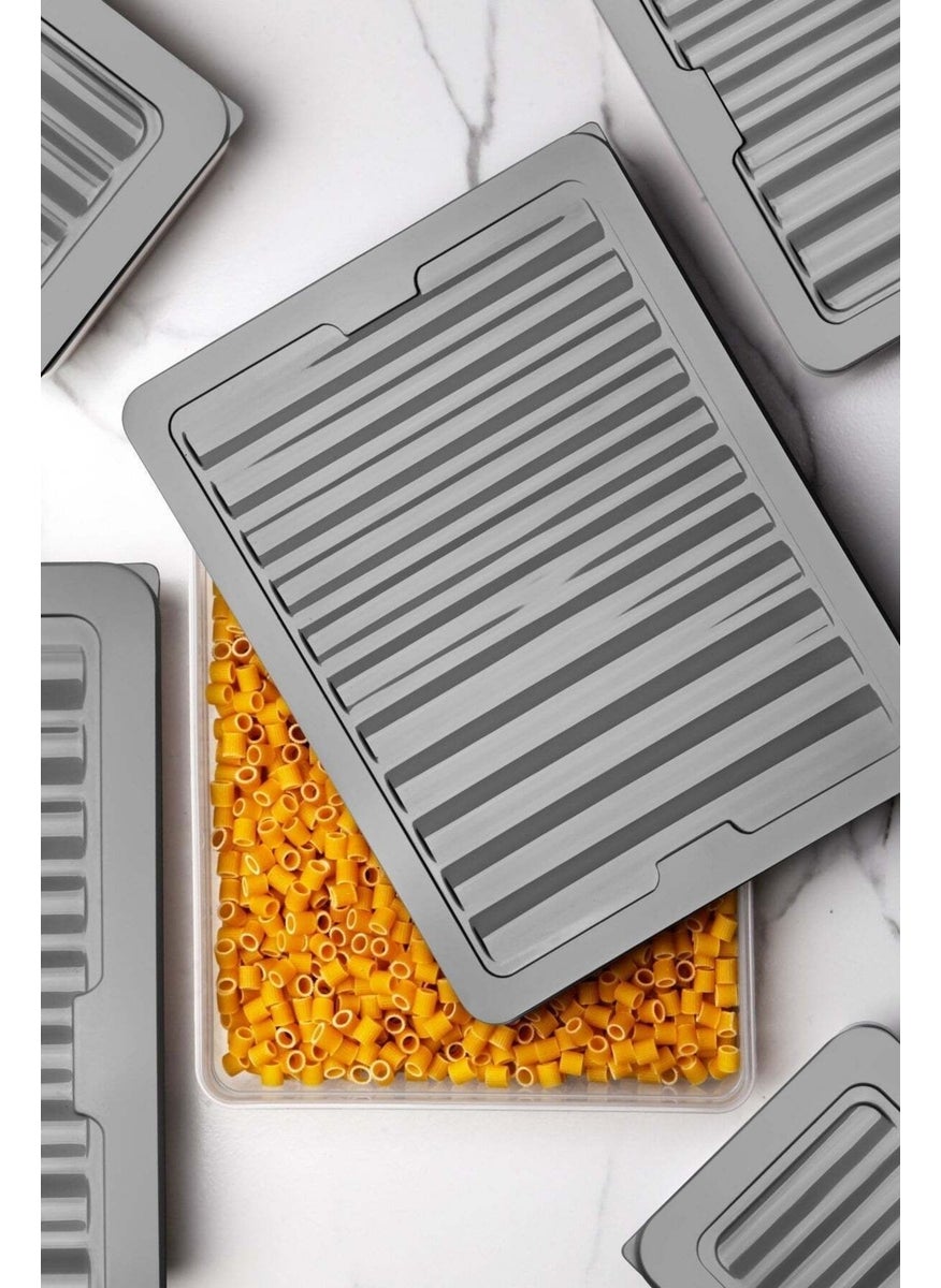 Nandy Home Set of 2 Freshbox Microwave and Freezer Suitable Storage Container Gray?  - Image 3