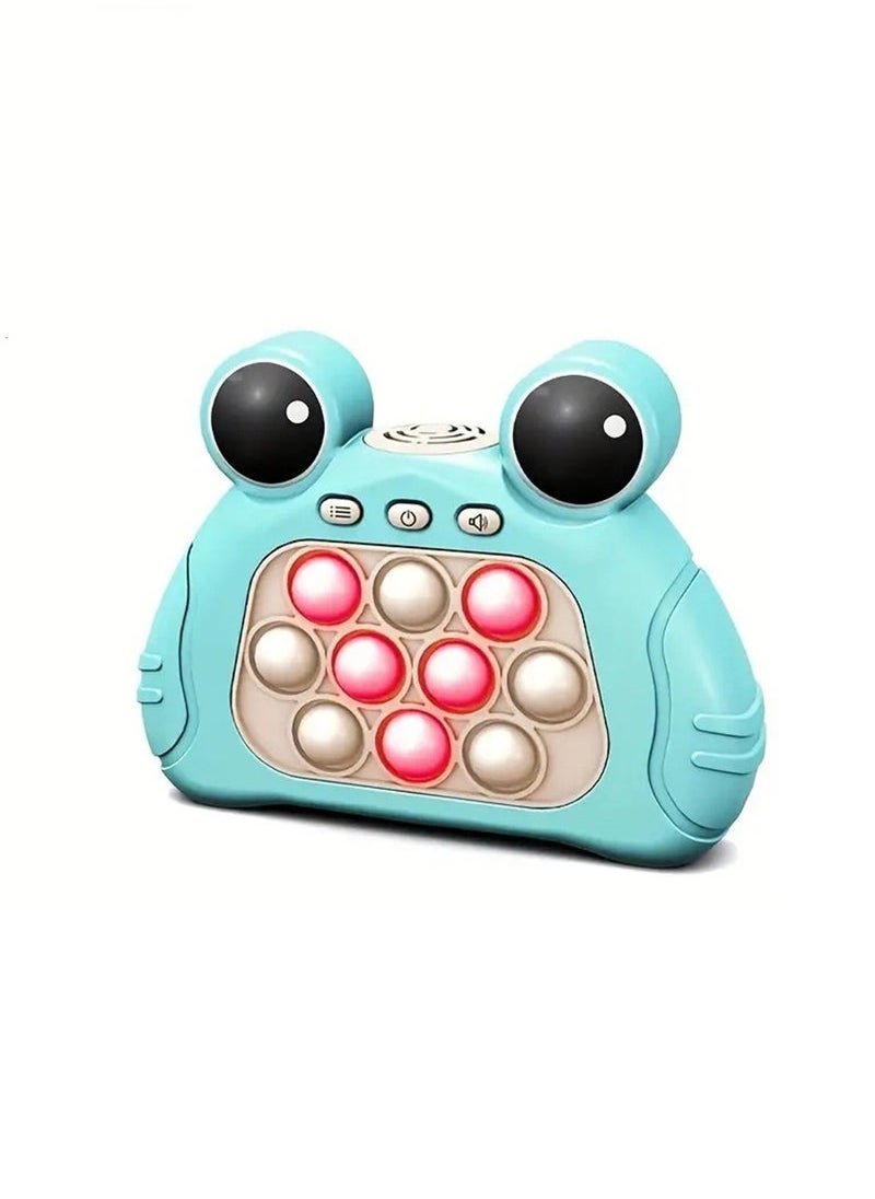 Generic - Quick Push Console with Instant Sound Feedback | Handheld Fast Speed Pushing Game | Pop The Target Interactive Educational Sensory Fidget Toy for Kids Adults | Fun Gift for Children 3-12(Green) - Image 1