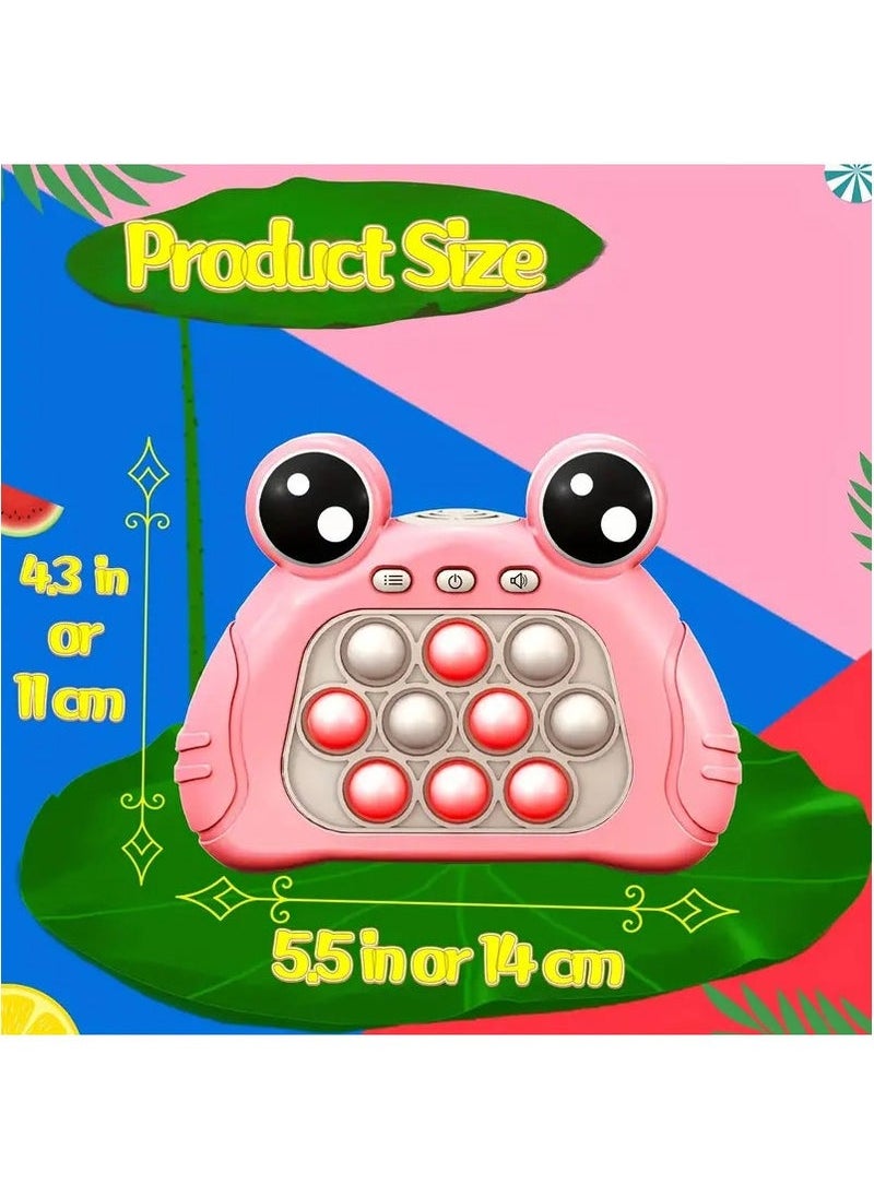 Generic - Quick Push Console with Instant Sound Feedback | Handheld Fast Speed Pushing Game | Pop The Target Interactive Educational Sensory Fidget Toy for Kids Adults | Fun Gift for Children 3-12(Green) - Image 1