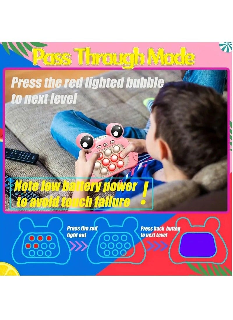 Generic - Quick Push Console with Instant Sound Feedback | Handheld Fast Speed Pushing Game | Pop The Target Interactive Educational Sensory Fidget Toy for Kids Adults | Fun Gift for Children 3-12(Green) - Image 1