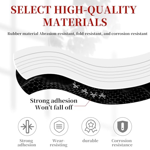 XINRINTONG Self-Adhesive DIY Keel Guard 5 Inches Wide 9.6 Feet Length for Fiberglass and Specific Aluminum Boats - Boat Keel Protector Hull Guard Protects from Rocks Ramps and Oyster Beds - Image 4