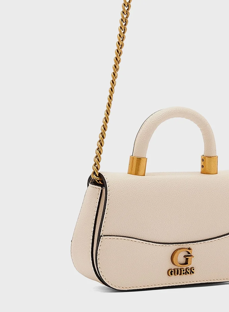 GUESS Nell Micro Mini Flap Crossbody
