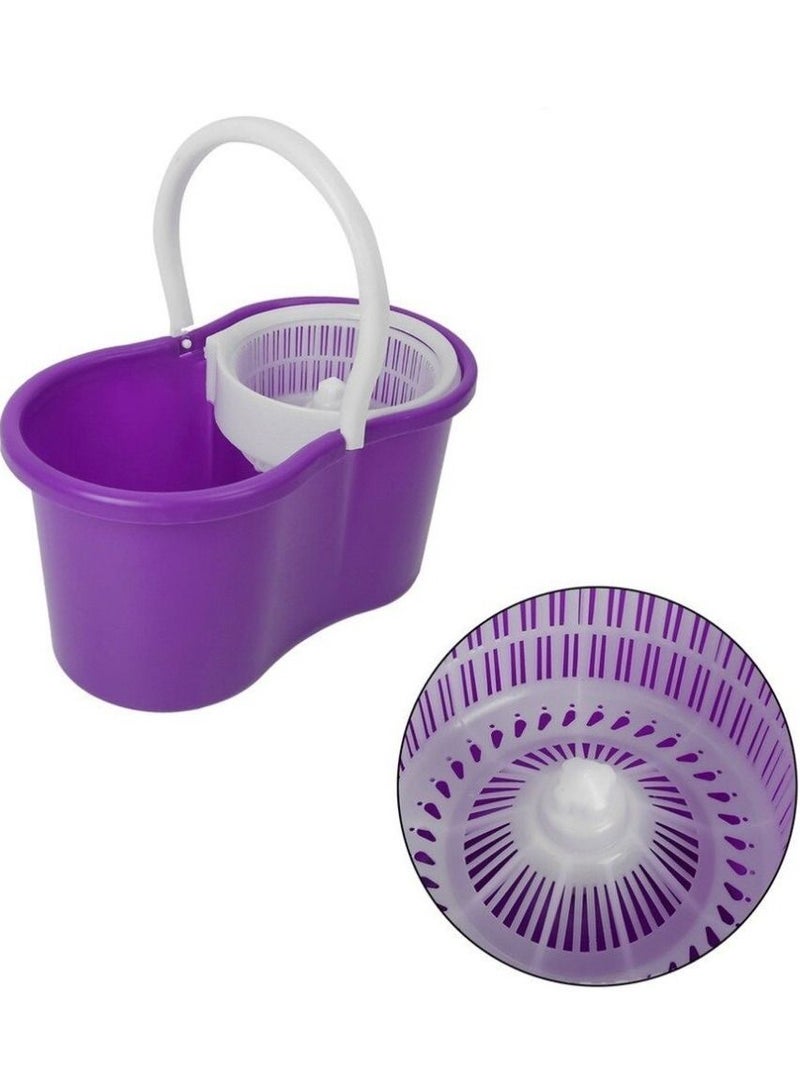 360° Rotating Mop With Bucket Dual Mop Heads Use Squeeze Rotating Mop To Quickly Dispensing Rag Floor Mop And Washing Floor Mop - Image 2