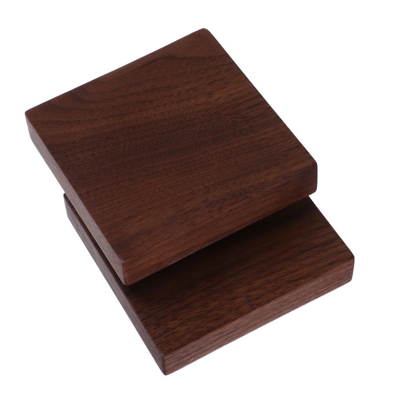 2Pcs Walnut Wood Sheets Rectangle Unfinished Panels for Engraving and Burning Crafts - Image 4
