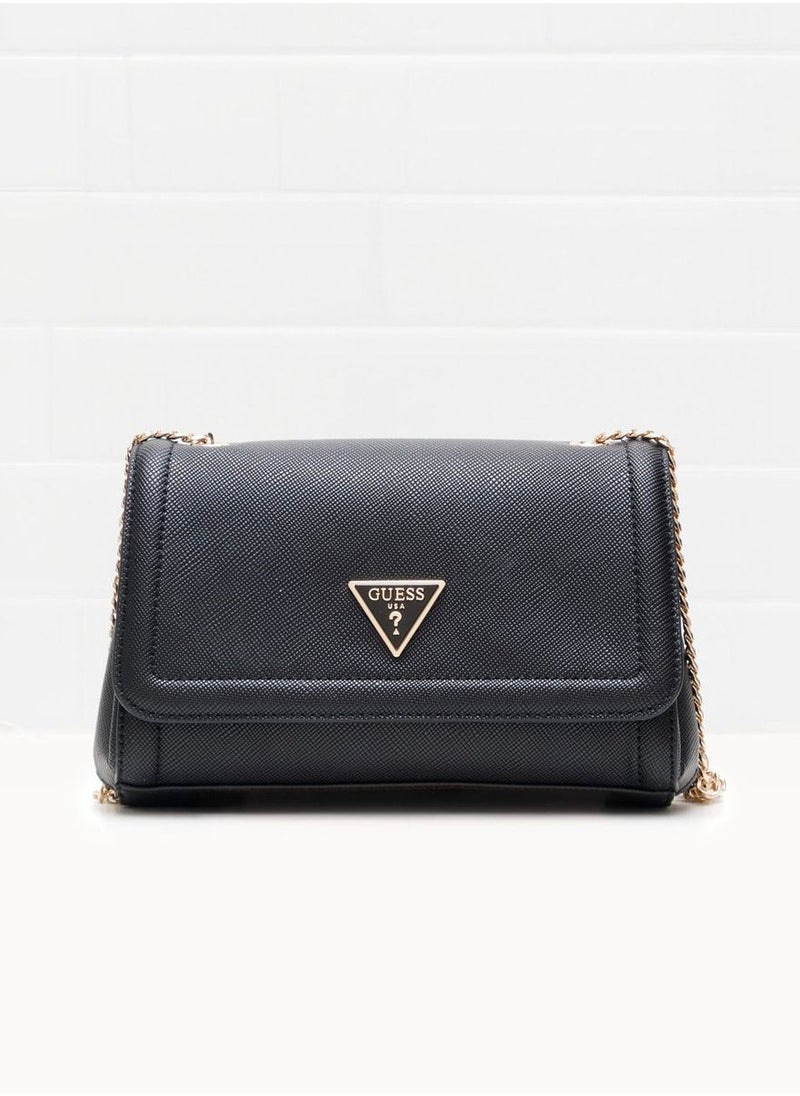 GUESS - Guess Black Leather Cross Bag For Women - Image 1