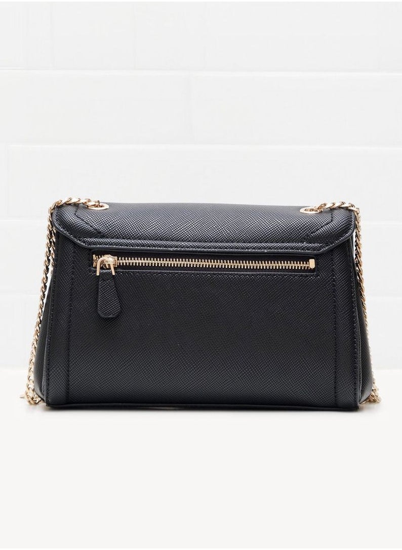 GUESS - Guess Black Leather Cross Bag For Women - Image 1