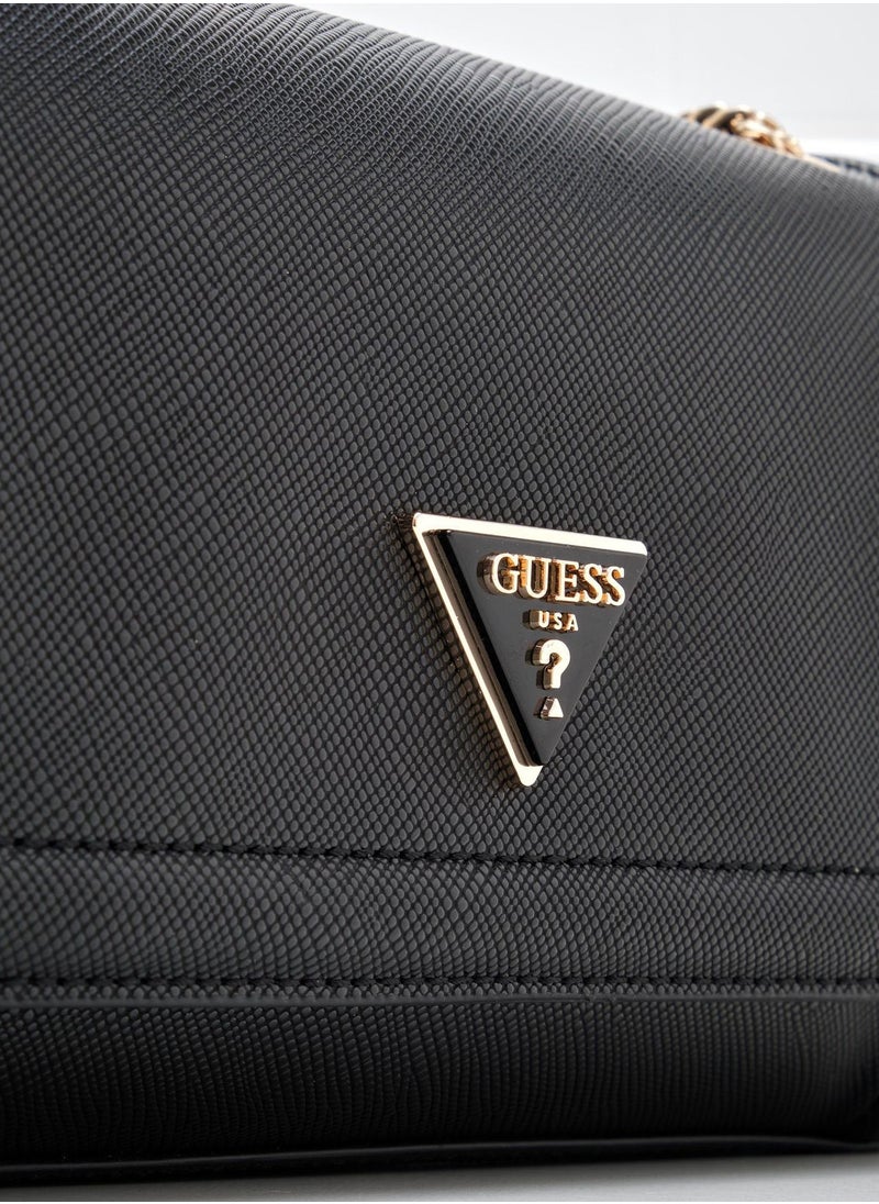 GUESS - Guess Black Leather Cross Bag For Women - Image 1