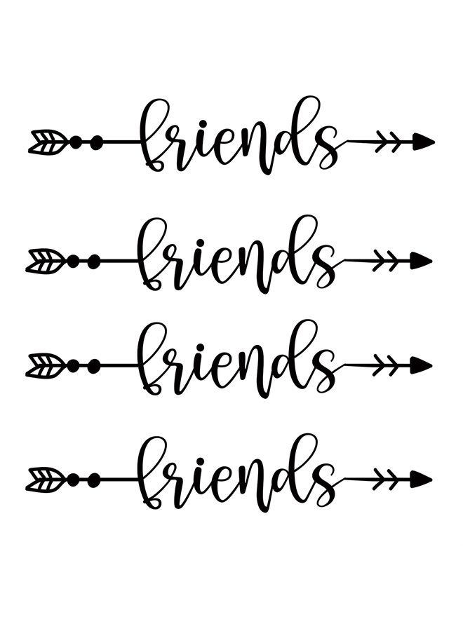 arrows tattoo 6 Sheets Temporary Tattoos Friends in Boho Arrows Temporary tattoo Neck Arm Chest